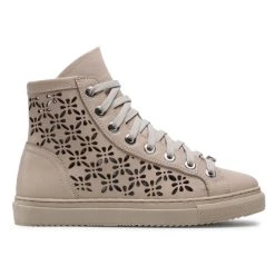 Eva Longoria Γυναίκες Ψηλά Αθλητικά Αθλητικά EL-01-03-000384 Μπεζ -Eva Longoria Κατάστημα unnamed file 2041