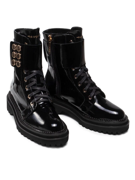 Eva Longoria Γυναίκες Biker Μποτάκια Ορειβατικά παπούτσια EL-01-04-000463 Μαύρο 5 Eva Longoria Γυναίκες Biker Μποτάκια Ορειβατικά παπούτσια EL-01-04-000463 Μαύρο - Image 5