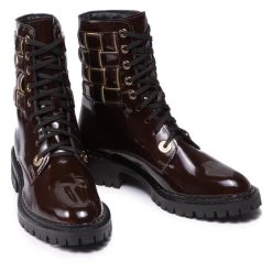 Eva Longoria Γυναίκες Biker Μποτάκια Ορειβατικά παπούτσια EL-02-04-000476 Μπορντό -Eva Longoria Κατάστημα unnamed file 2746