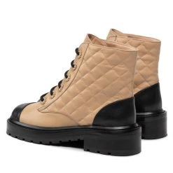 Eva Longoria Γυναίκες Biker Μποτάκια Ορειβατικά παπούτσια EL-77-06-000896 Μπεζ -Eva Longoria Κατάστημα unnamed file 3259