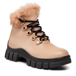 Eva Longoria Γυναίκες Biker Μποτάκια Μποτάκια EL-44-06-000823 Μπεζ