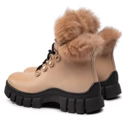 Eva Longoria Γυναίκες Biker Μποτάκια Μποτάκια EL-44-06-000823 Μπεζ -Eva Longoria Κατάστημα unnamed file 3963