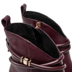 Eva Longoria Γυναίκες Biker Μποτάκια Μποτάκια EL-72-06-000892 Μπορντό -Eva Longoria Κατάστημα unnamed file 4097